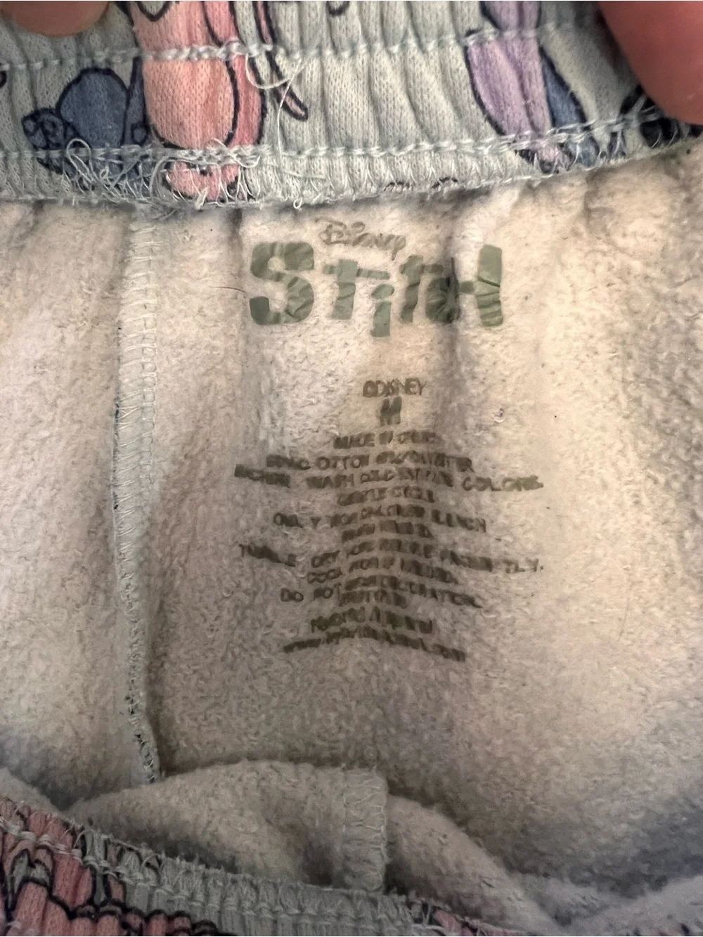 Disney Stitch & Angel Pajama Shorts - Pink, Blue, Purple - Picture 3 of 3